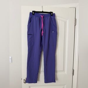 Figs purple scrub pants
